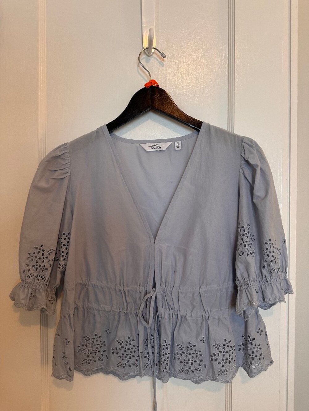 & Other Stories Light blue Tie Blouse, 2